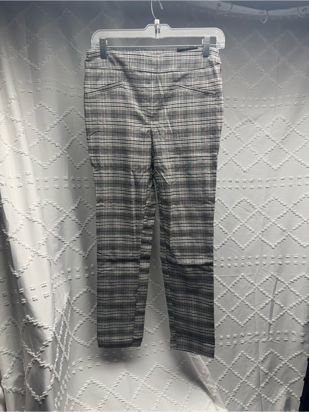Jules & Leopold Pull On Slim Leg Ankle Length Plaid Pants Size Medium